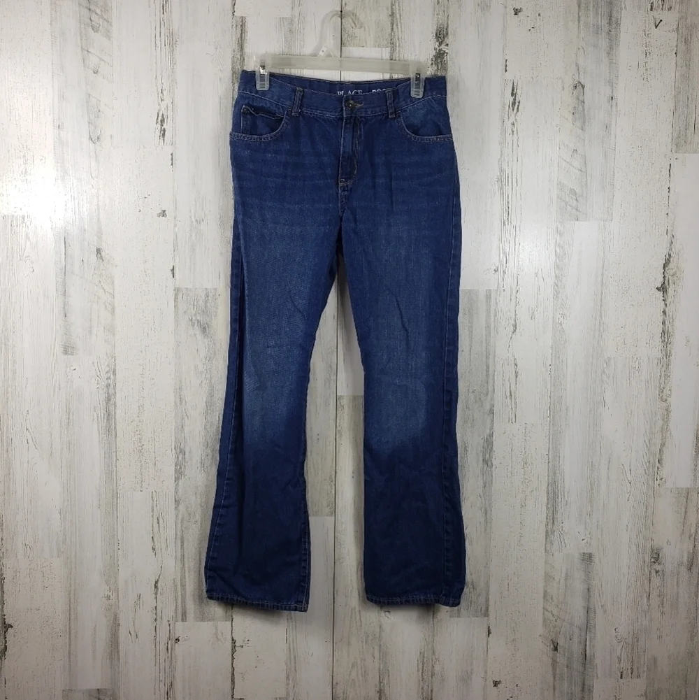 boys the childrens place bootcut medium wash jeans size 16